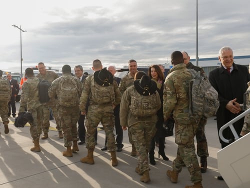 Most travel, including permanent change-of-station and training exercises, is on hold through at least May 12. (Capt. Ellen C. Brabo/Army)