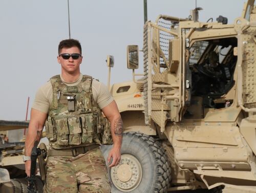 Air Force Staff Sgt. Logan Ireland, a security forces airman, is among the transgender service members now serving in the military. The Pentagon announced that transgender service members will be able to re-enlist while a panel studies the ramifications of President Trump's directive to ban transgenders from serving. (Photo Courtesy of Logan Ireland)