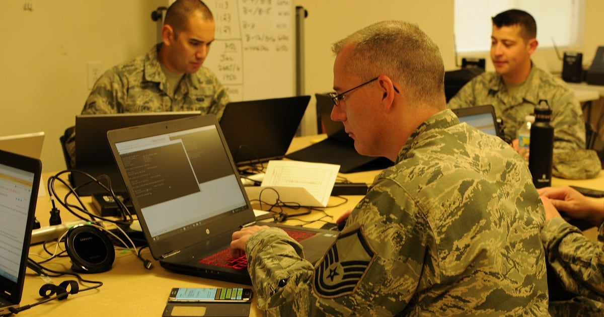 The Air Force has 15 areas in cyber where it wants help