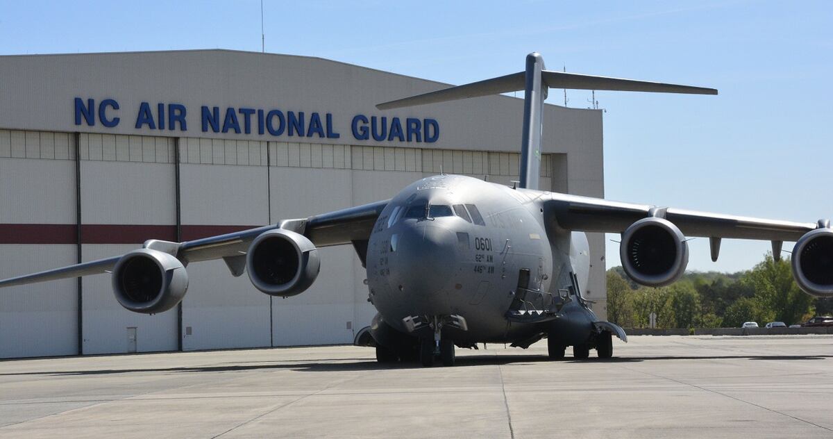 Laser Pointed At Air Force C 17 In North Carolina