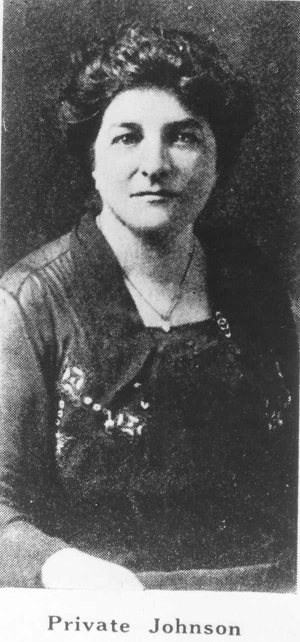 Opha May Johnson enlisted in the Marine Corps on Aug. 13, 1918, making her the first woman to join the service's ranks. (Marine Corps History Division)