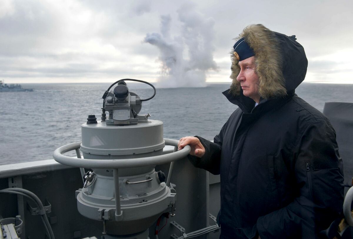 Russia Launches Missiles In Black Sea During Naval Drills