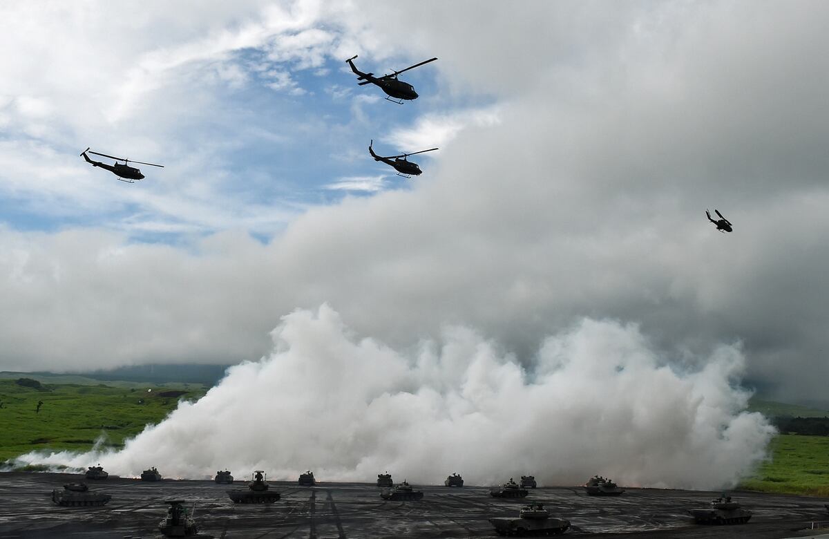 Japan Kicks Off Annual Live Fire Drills At Mount Fuji