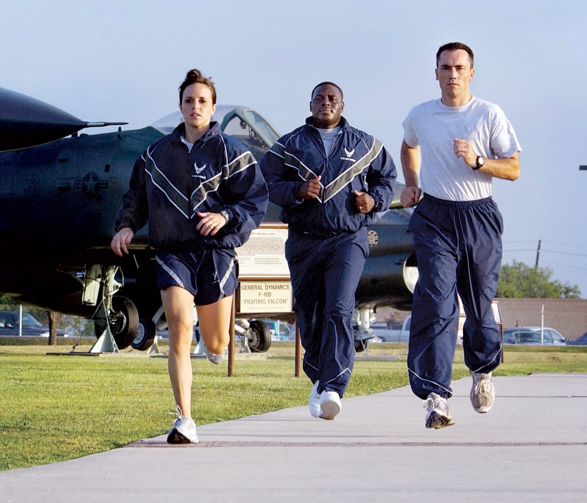 Air Force Physical Fitness Chart