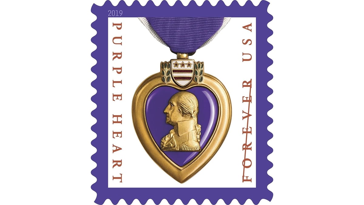 Postal Service to start selling new Purple Heart stamps on Oct. 4