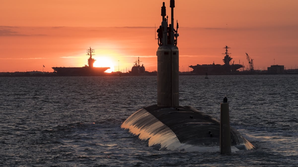 14th Virginiaclass submarine USS Washington delivered to Navy