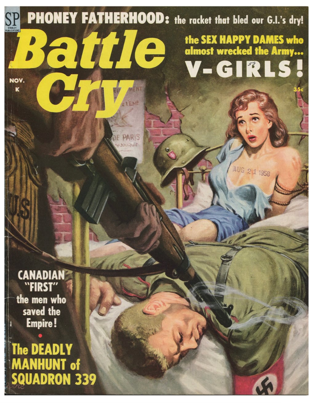 1024px x 1311px - War, heroism and sex: Pulp magazines & the messages they perpetuated
