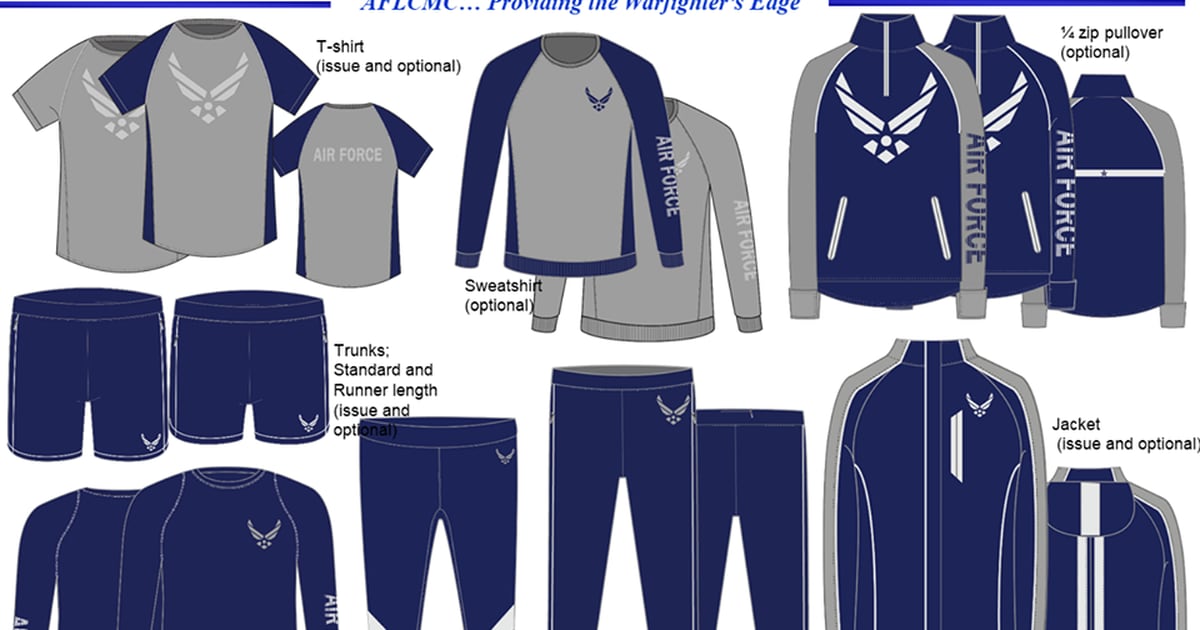 Air Force Blues Uniform Size Chart