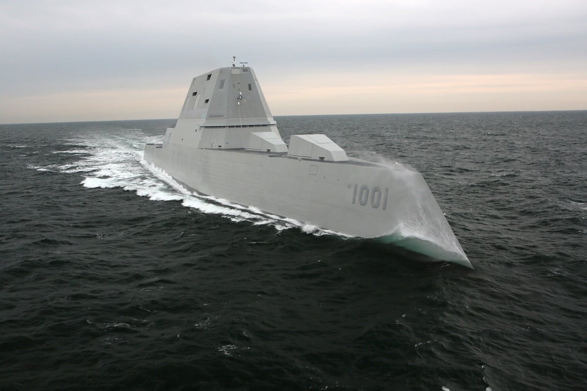 US Navy takes ownership of its second stealth destroyer