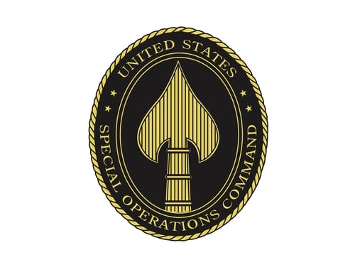 The U.S. Special Operations Command insignia (Wikimedia Commons).