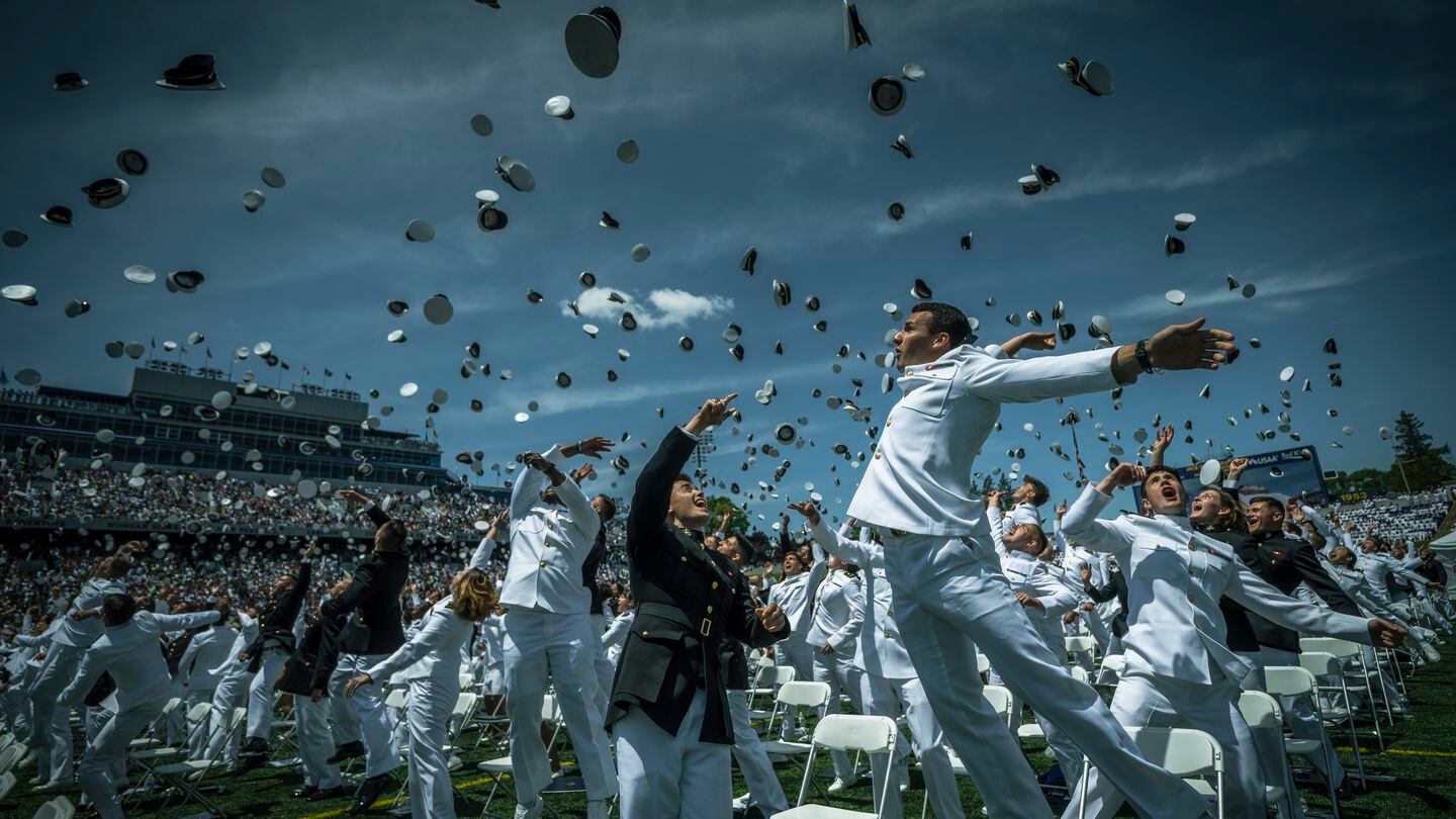 Defense secretary tells Naval Academy graduates they’re ready to serve