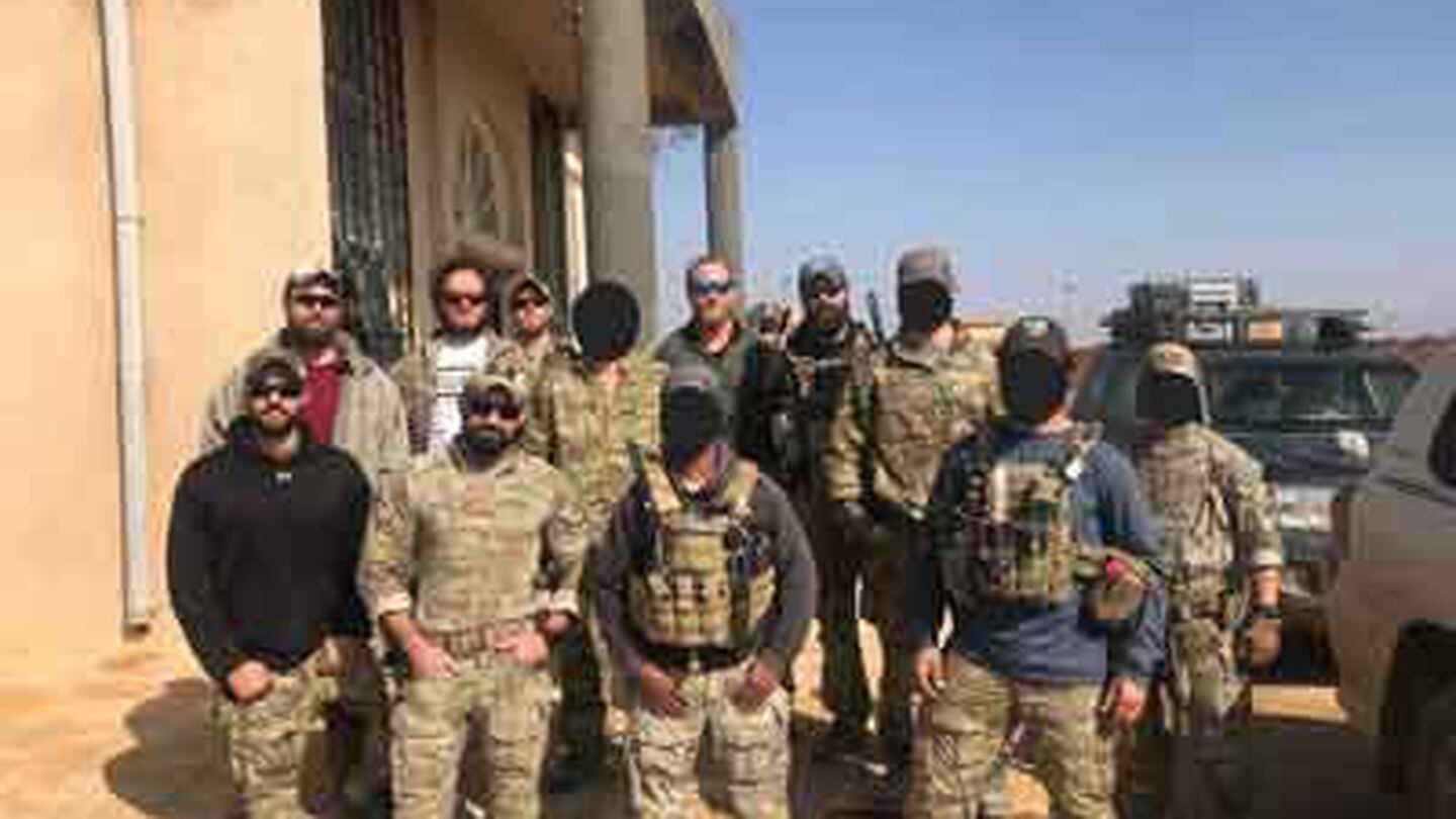 The team that took on the Wagner Group in Syria. (Courtesy of Kevin Maurer)