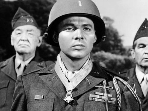 War hero-turned-actor Audie Murphy's most memorable film role was as himself in the deeply personal 