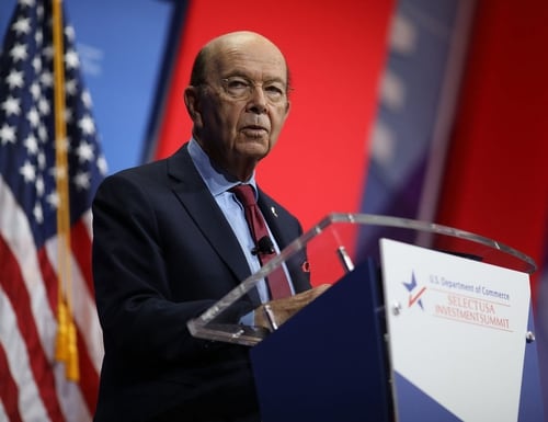 Secretary of Commerce Wilbur Ross speaks at the SelectUSA 2018 Investment Summit June 22, 2018. (Getty Images)