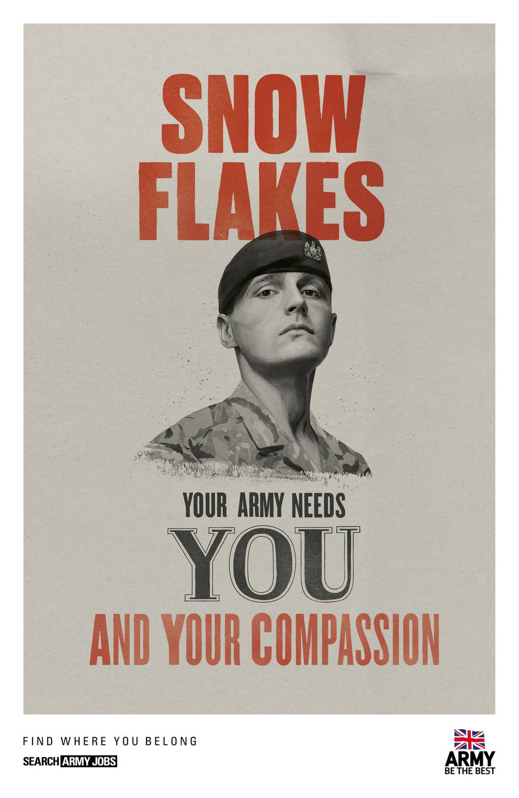 mobil Åh gud pop What the US Army can learn from the Brits' 'snowflake' recruiting campaign