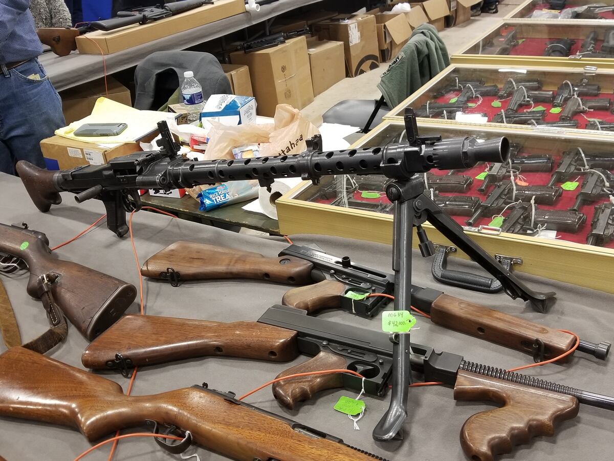 Finding trash (and treasures) at a gun show near you