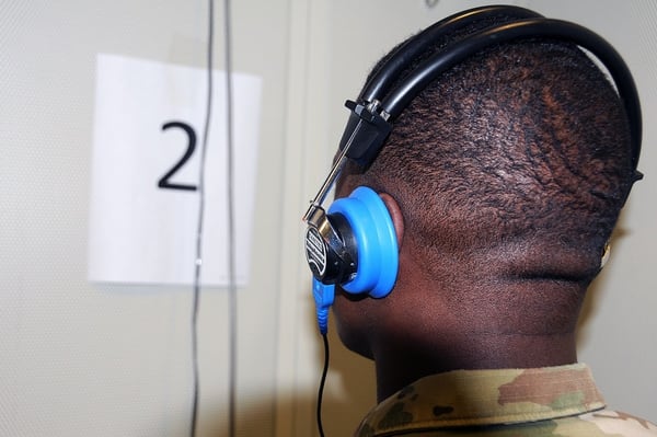 hearing test army