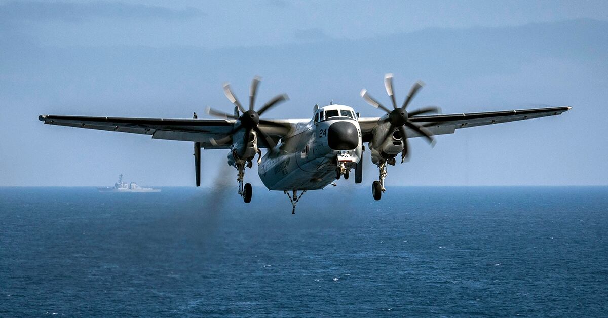 Navy Locates Crashed C 2a Greyhound Deep On Pacific Seabed