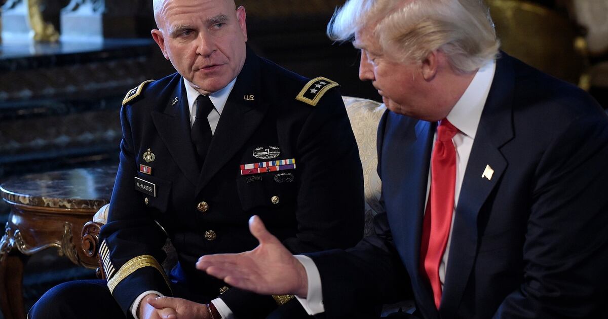 As Trump S National Security Adviser Mcmaster Still Wears His