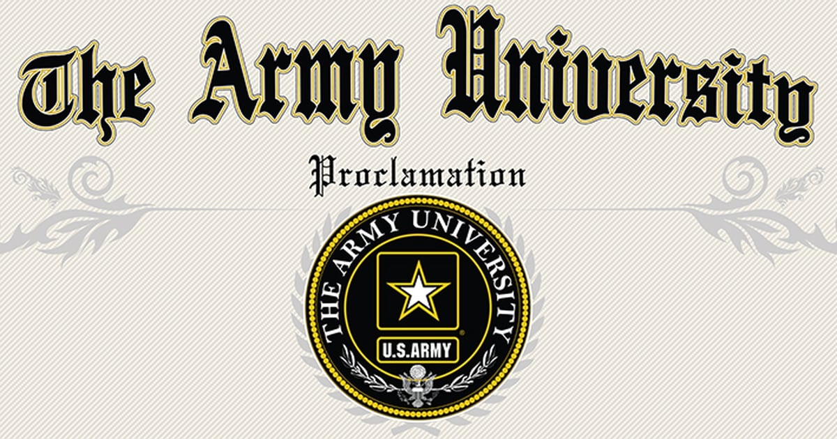 The Army launches plan to give college credit for training soldiers are