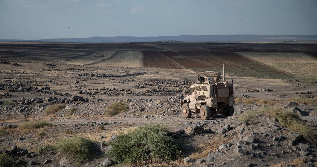 U.S. Army soldiers during patrol base operations, Syria, Aug. 14, 2022.