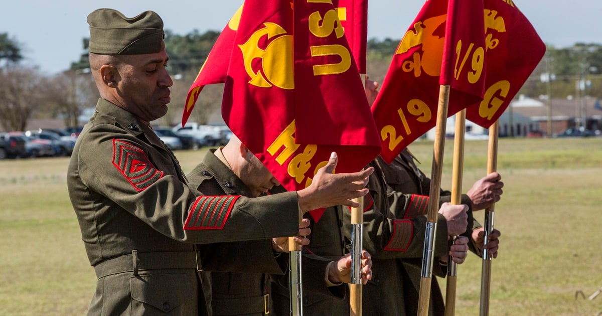 Last 9th Marines Battalion Deactivates At Lejeune