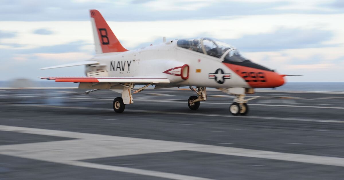 Navy says pilot error caused last year’s training jet crash