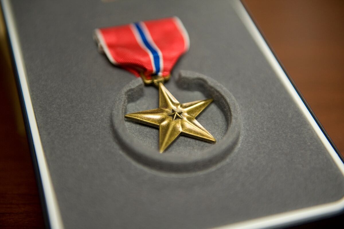 WWII soldier awarded Bronze Star, almost 72 years later