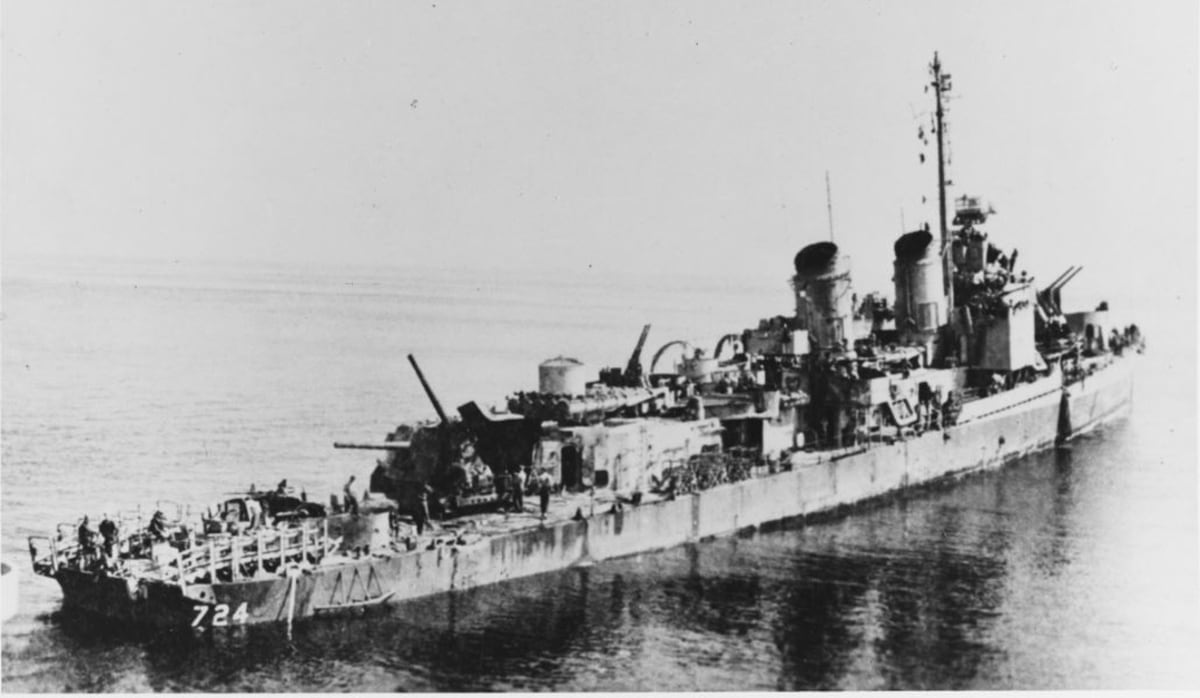 Battered Beyond Belief The Story Of The Destroyer Laffey