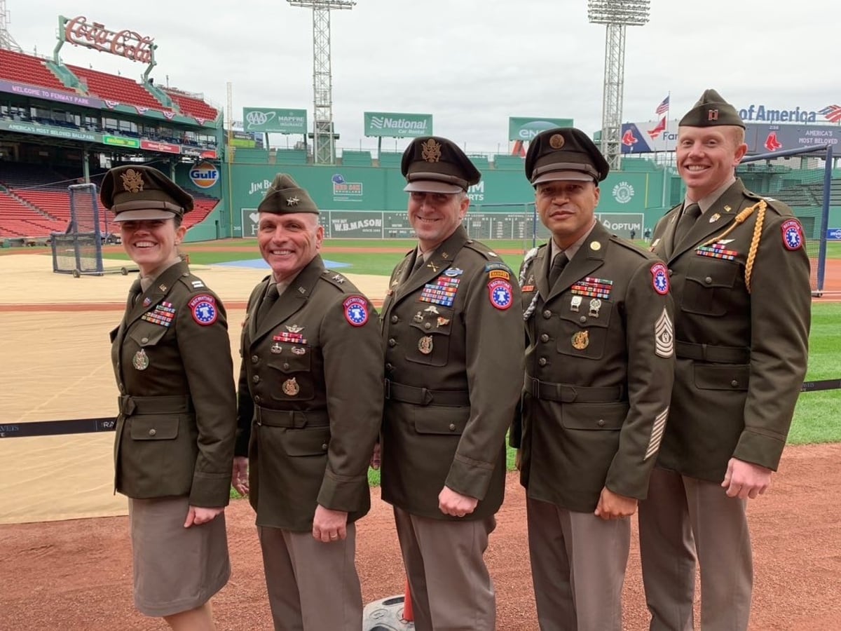 green service uniform