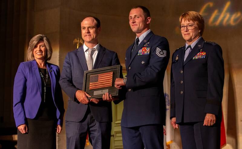 Airman of the Year Tech. Sgt. Cody Smith.