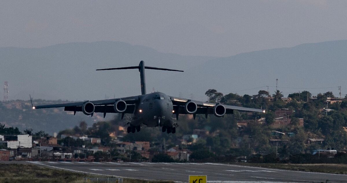 Air Force C 17s Bring Tons Of Humanitarian Aid For Venezuela