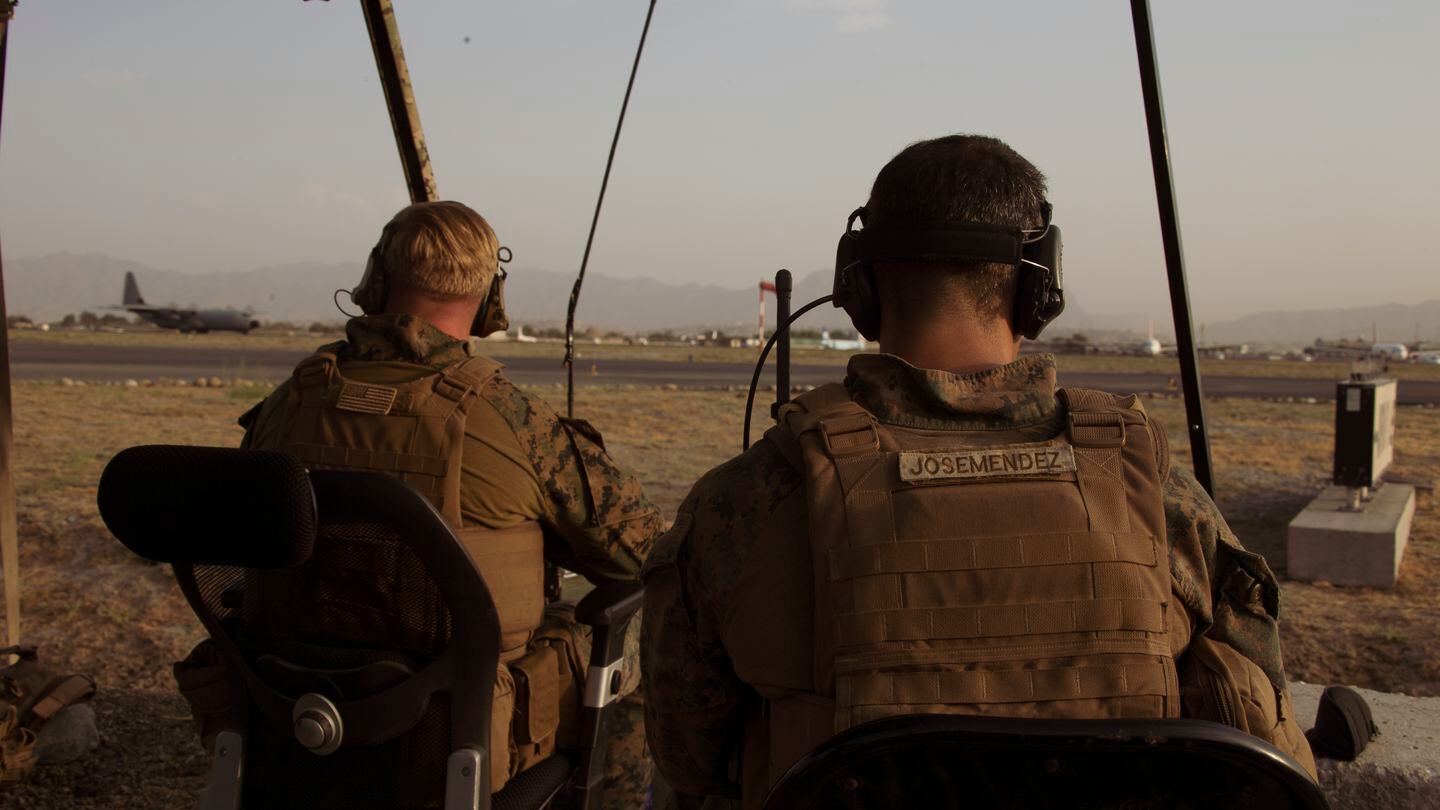 How Marines brought order to the skies during the Kabul airlift