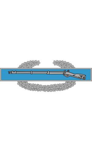 With support of Army grunts, NCO moves forward with combined CIB and EIB  badge
