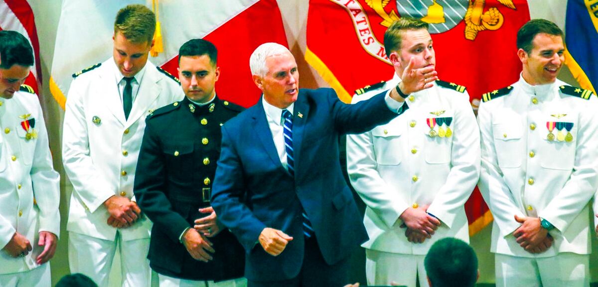 Pence On Hand As His Hoosier Son Receives Wings Of Gold