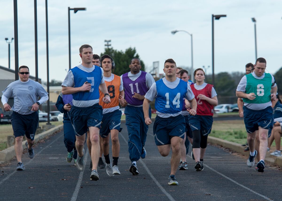 Air Force Fitness Assessment Chart