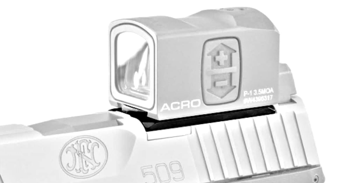 Apex now offers an optic mounting plate for the FN 509 handgun