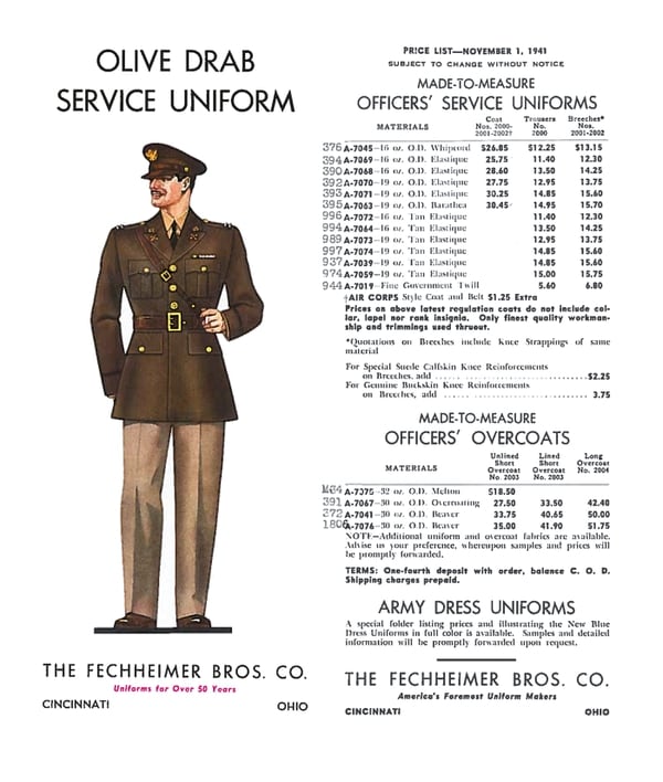 order army pinks and greens