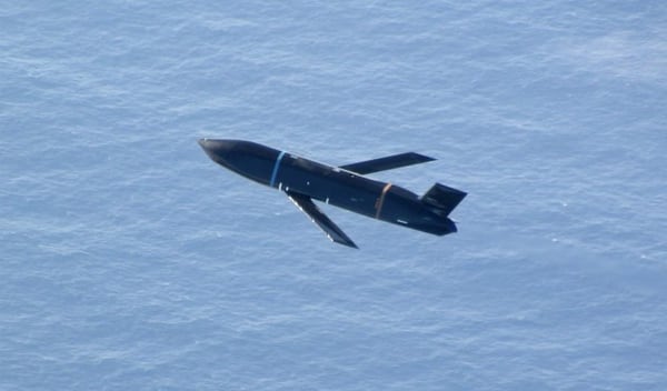 An image of the Long-Range Anti-Ship Missile. (Courtesy of Lockheed Martin)