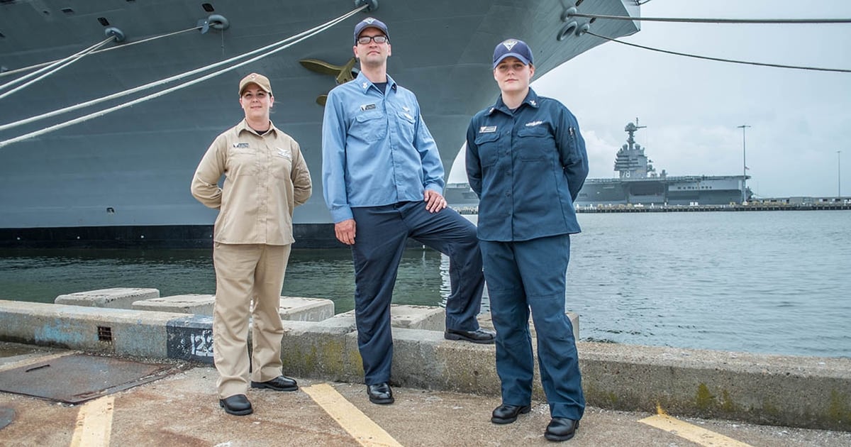 Take a look at the working uniforms the Navy is testing for seaduty