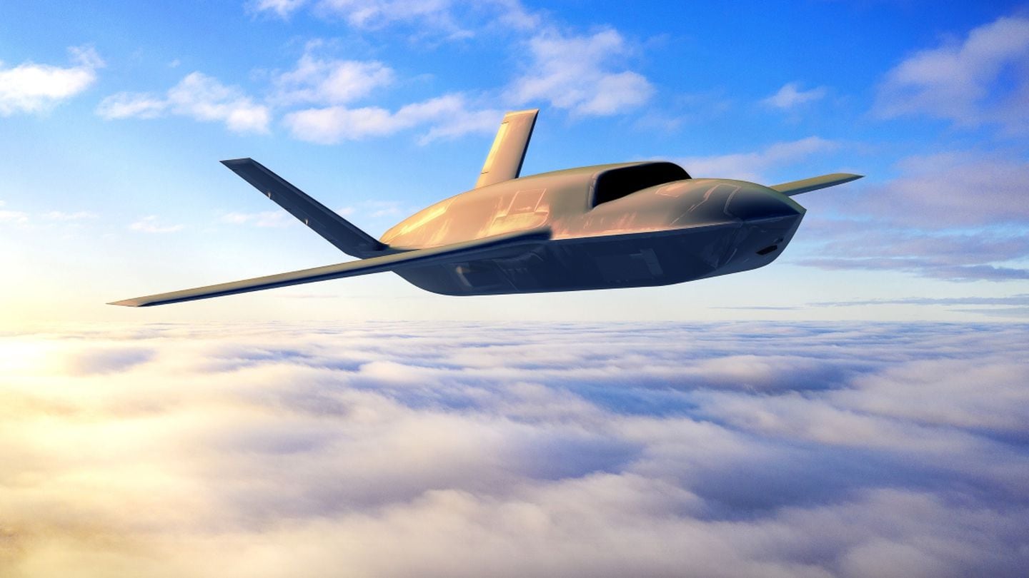 General Atomics has developed an autonomous drone called Gambit that it is pitching for the Air Force's collaborative combat aircraft program. General Atomics and Anduril are the two companies that have been selected to move forward on designing, building and testing CCAs. (General Atomics)