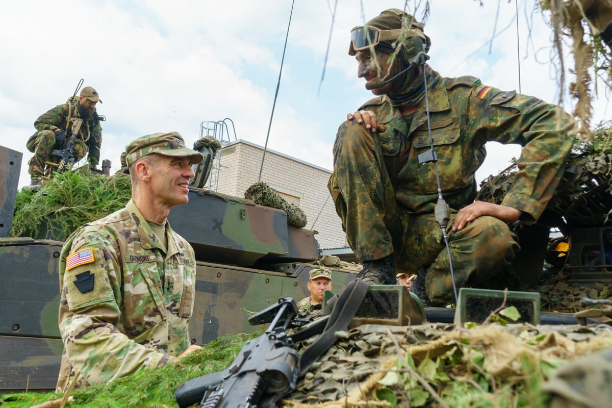 US Troops Train in Lithuania