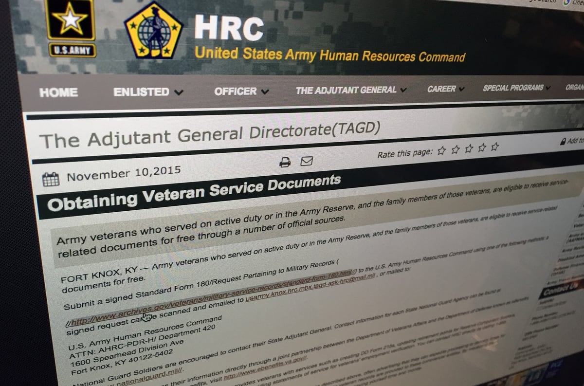 Here S How To Replace Military Service Records And Awards