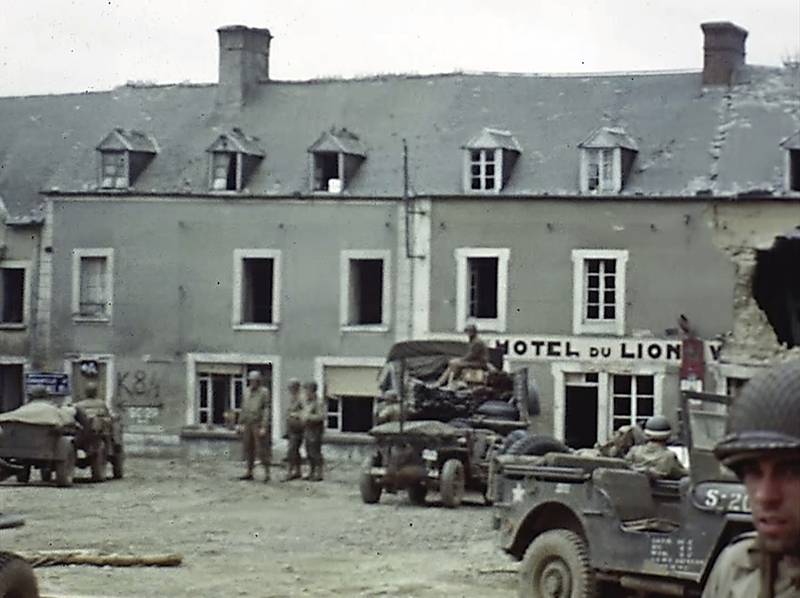 Hotel du Lion during World War II in France