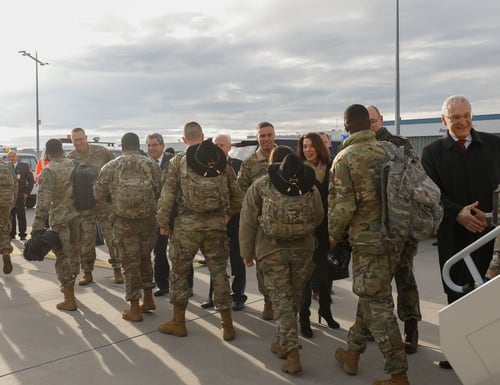 Most travel, including permanent change-of-station and training exercises, is on hold through at least May 12. (Capt. Ellen C. Brabo/Army)