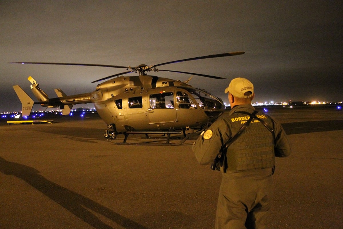Arkansas Guard Helicopter Helps Border Patrol Seize Pot Make Arrests 