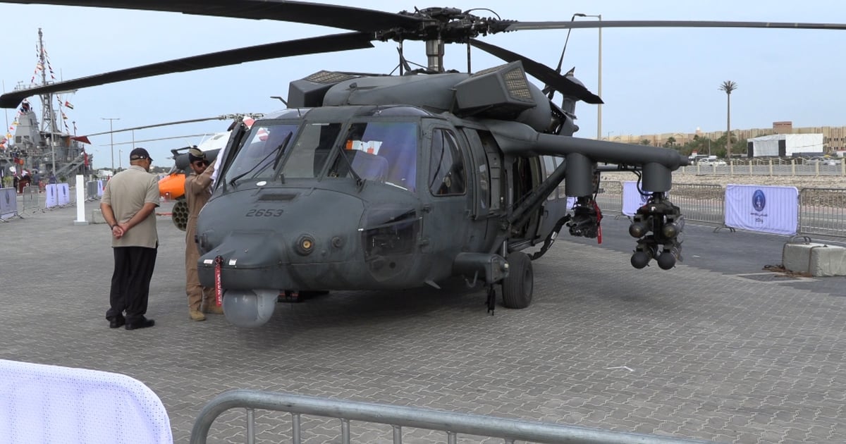 The Armed Blackhawk of the UAE military is revealed