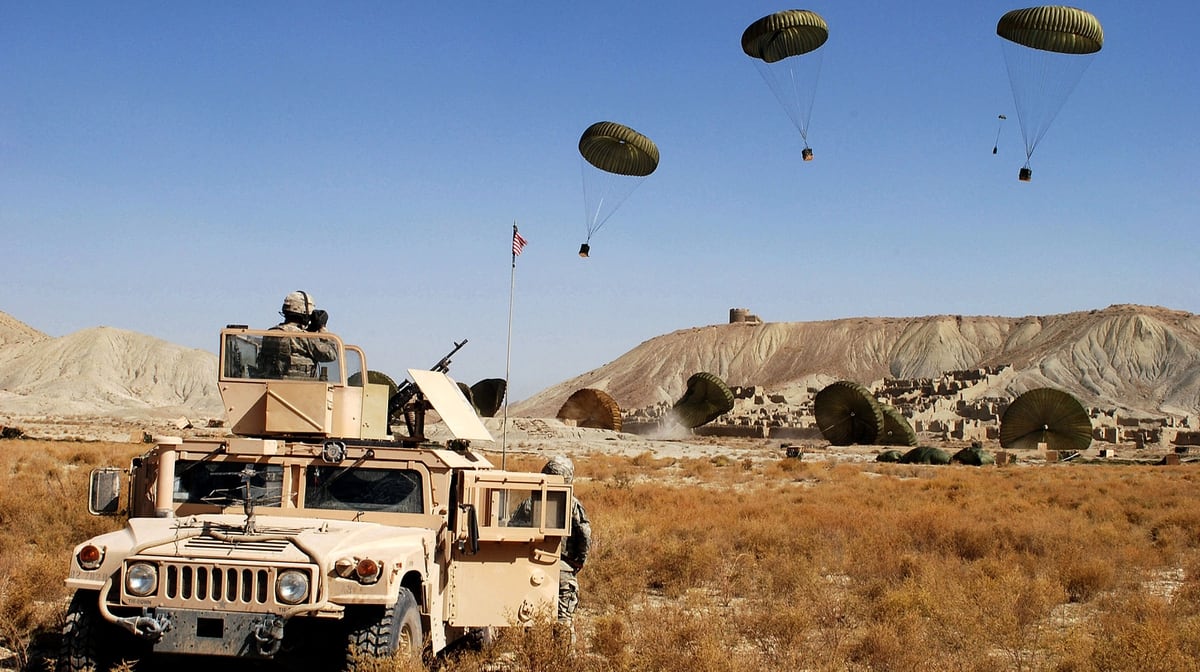 The Us Is Pulling Troops Out Of Syria And Afghanistan But The Tonnage Of Airdropped Supplies Is Spiking