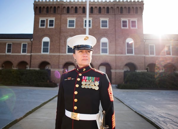 These Marines In Their Dress Blues Chased Down 3 Suspected Thieves