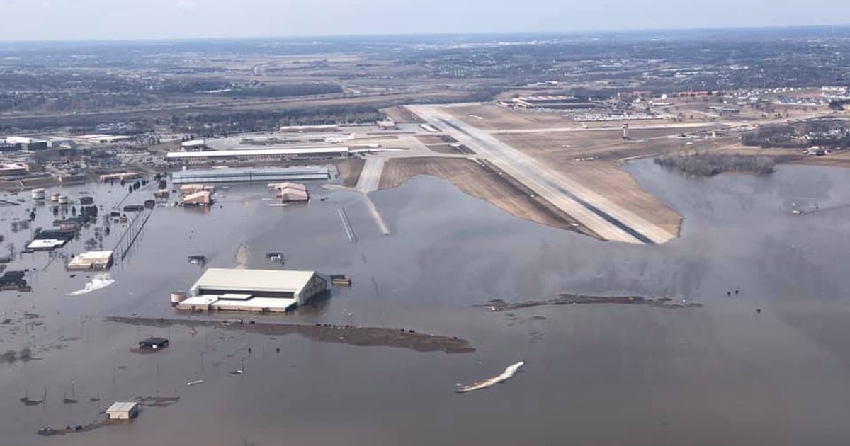 Floodwaters overwhelm of Offutt; nine aircraft evacuated